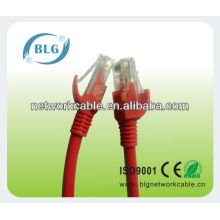 PVC / LSZH Chaqueta 0,51 mm cat6 3m cable de salida